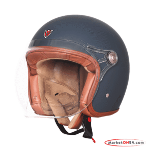 Solid Matt Helmet – Open Face Motorcycle Helmet