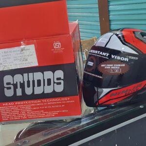STUDDS Ninja Elite Super D4 Black N2 Full Face Flip Up Helmet